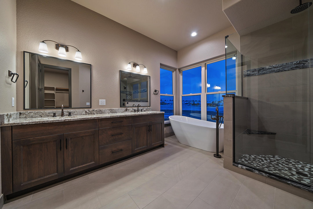 Sedona II Elevation B Master Bathroom