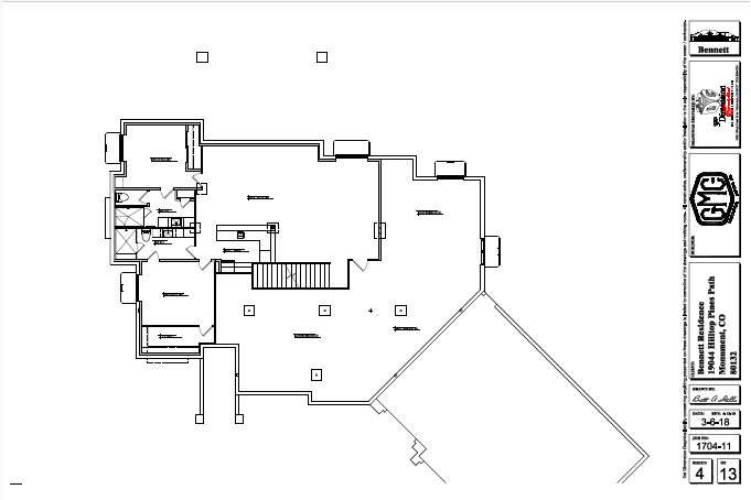 Telluride I full basement floor plan